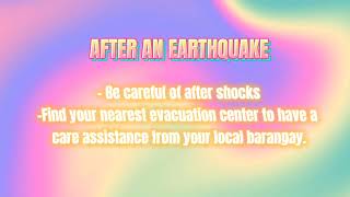 DRRR PERFORMANCE TASK 1 | EARTHQUAKE DRILL | MIRRAR- 11 VENUS