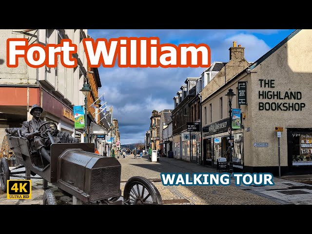 Travel vlog - FORT WILLIAM | Scotland | Walking Tour | 4K