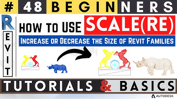 #48 Beginners / How to SCALE Revit Families / Revit Tutorials & Basics / #revit #createghar