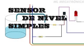 SENSOR DE NÍVEL D'ÁGUA SIMPLES