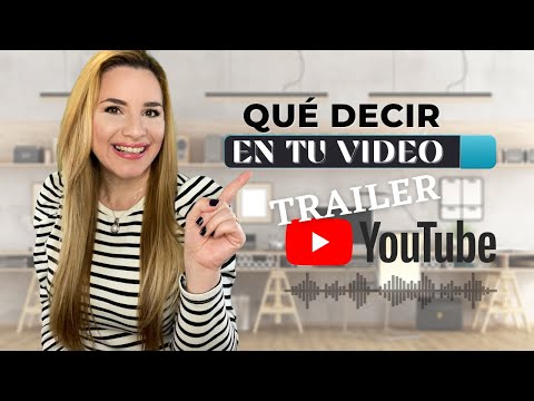 Vídeo: Com Fer Un Tràiler Del Canal De YouTube