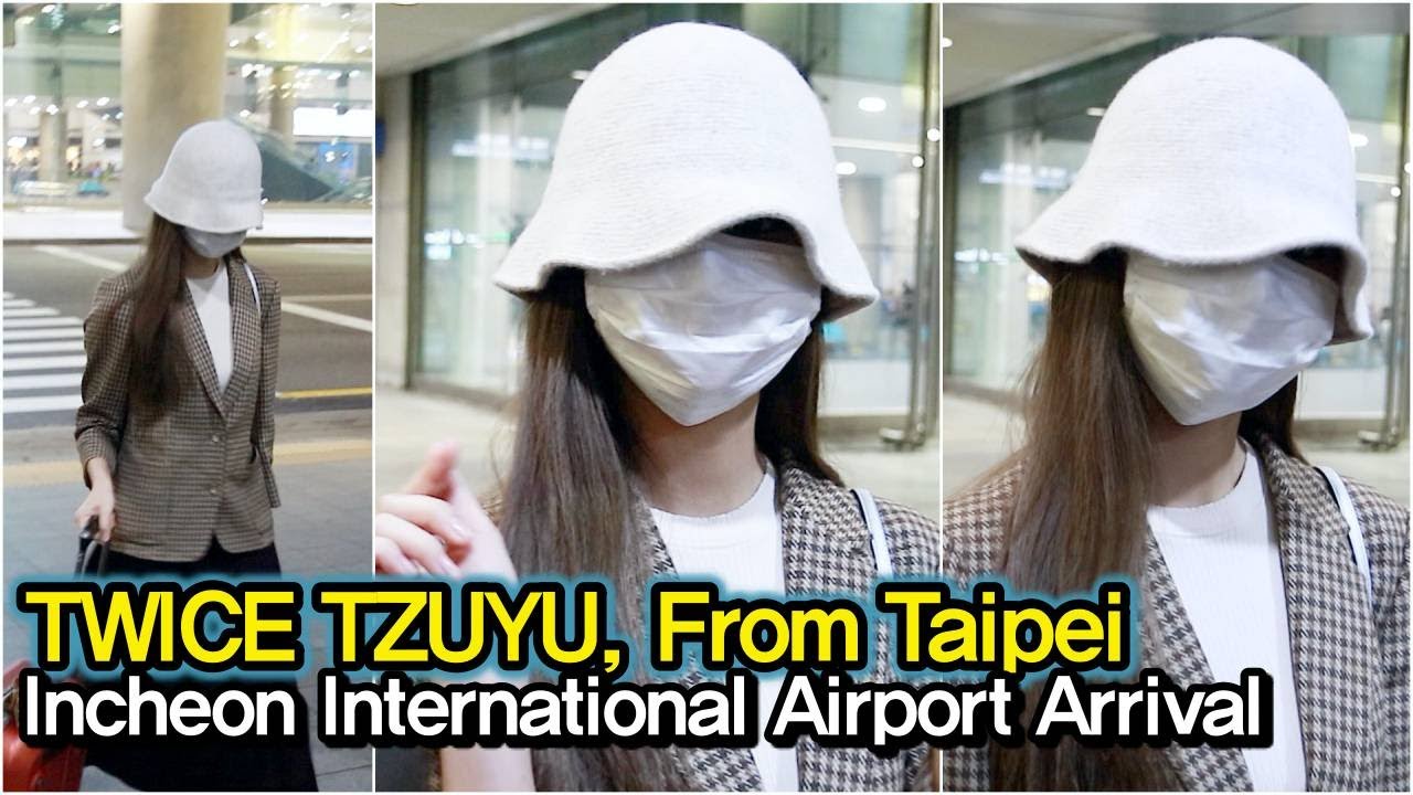 200318 TWICE 쯔위, 원스 빨리 만나고 싶어요 (인천국제공항 입국)