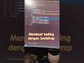 Heading dengan bootstrap #html5 #tutorial #coding #code #codingwithme #html #ngoding #html5tutorial