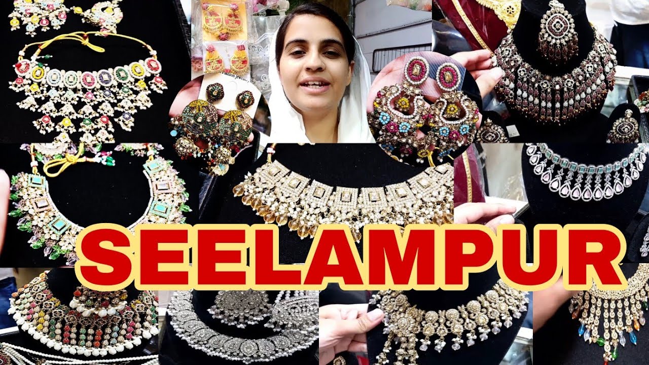 || 👆सीलमपुर JEWELLERY #vlog  || SEELAMPUR CHEAPEST MARKET IN DELHI || #explore #wedding #india #new