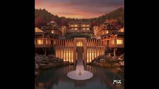 Spatial Design Creativity | AI Generated - Realistic Vision of Rural Regeneration Community Center