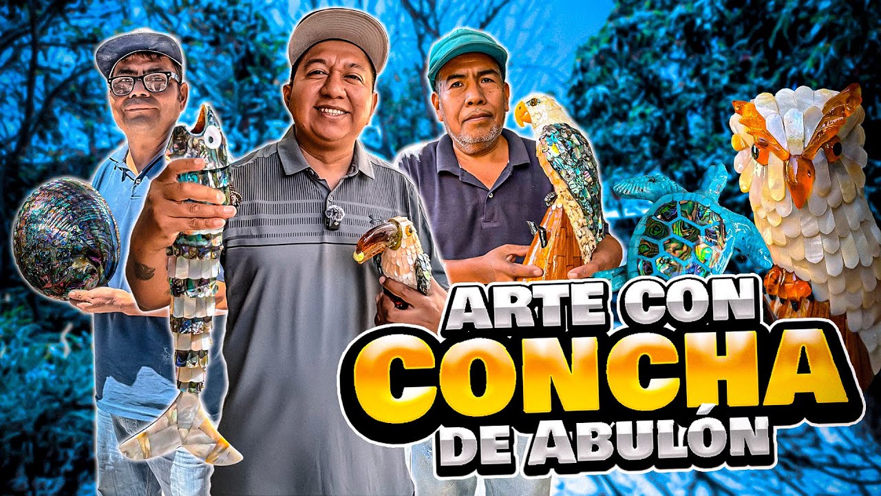 ¡Así trabajan la CONCHA de ABULÓN para crear maravillosas artesanías! Visita a Taxco el Viejo.