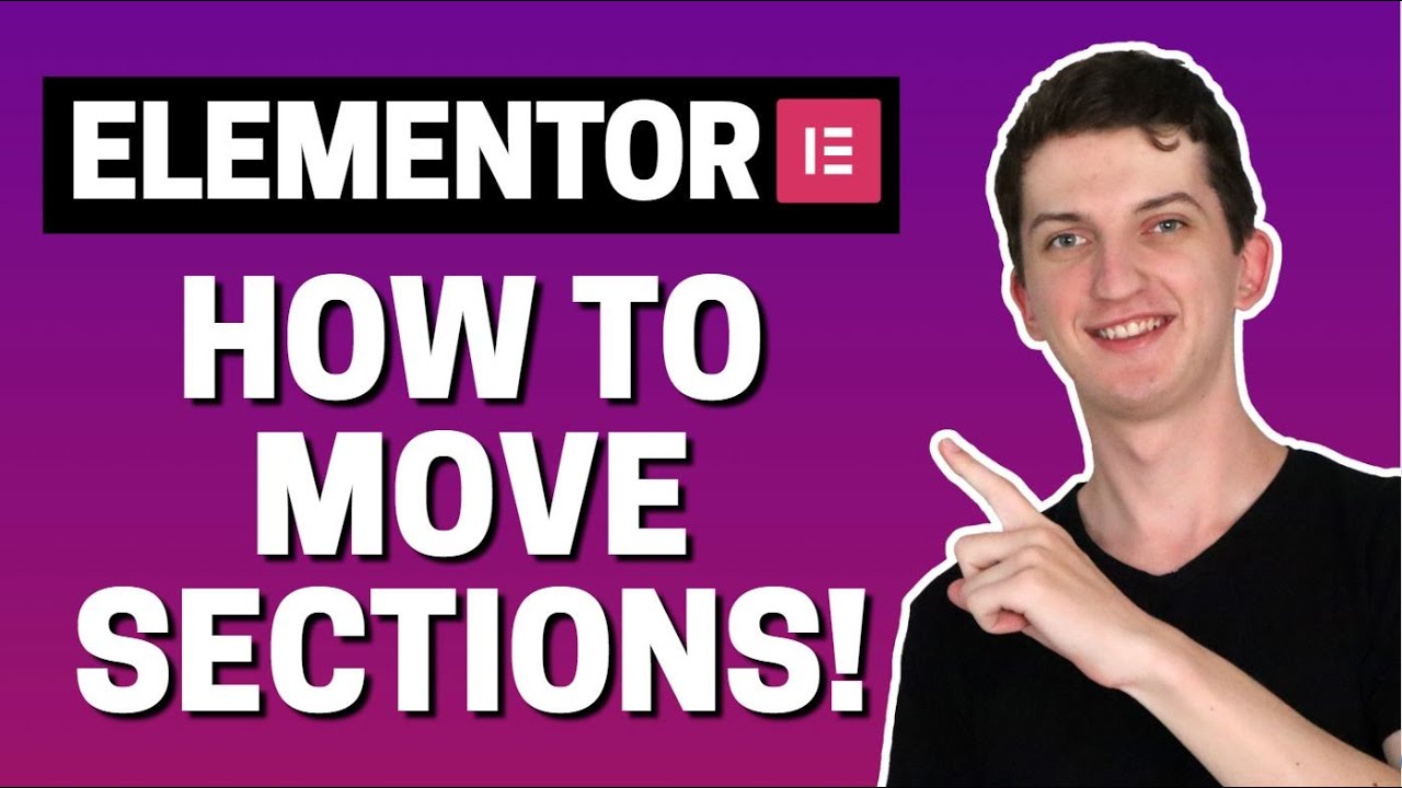 How To Move Sections In Elementor