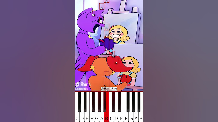Best Painting Challenge: CatNap x DogDay (@SkinnyPale) Poppy Playtime 3 - Octave Piano Tutorial