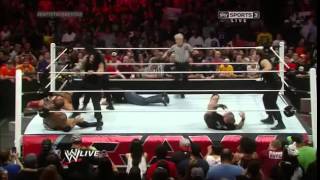 Roman Reigns vs Batista The Shield Destroys Evolution and 9 other Superstars