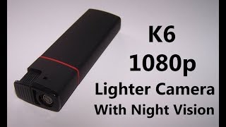 1080p K6 Lighter Camera with Night Vision, Instructions and Video Samples screenshot 3