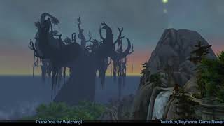 Free Animated Wallpaper for Wallpaper Engine World of Warcraft Legion World Tree Waterfall screenshot 5