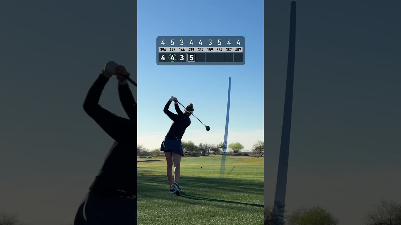 Front nine with the defending champ, Nelly Korda!  