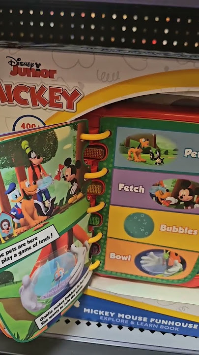mickey mouse funhouse #disney #learningbook #popular #educational #youtubeshorts