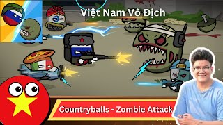 Countryballs - Zombie Attack Gameplay - The Strongest Country Balls Level 1-20