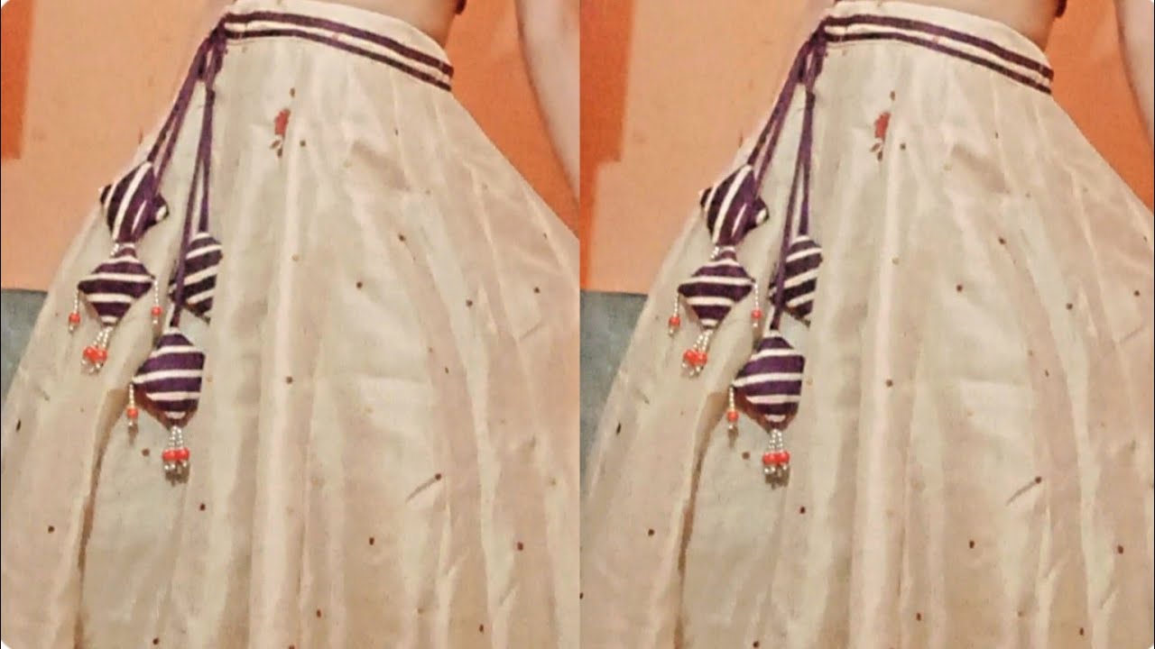 lehenge ka latkan kaise banaen / Beautiful latkan design/lehenga latkan / How to make fabric latkan