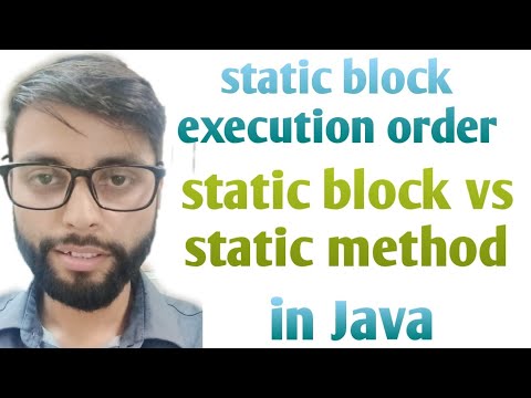 static block in java - YouTube