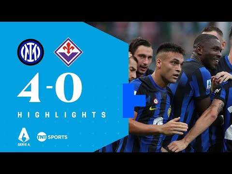 Inter milan remain unbeaten this season | inter v fiorentina (4-0) | serie a | match highlights