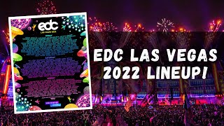 IT'S HERE!! EDC Las Vegas 2022 Lineup Recommendations
