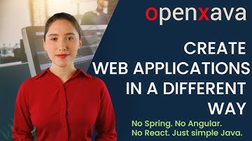 OpenXava - A different way to create web applications