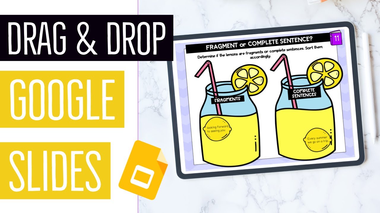 How To Create Drag  Drop In Google Slides | Edtech