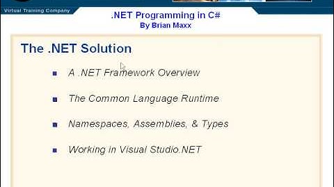 Chapter01.Lesson2.About this Course - ASP.NET