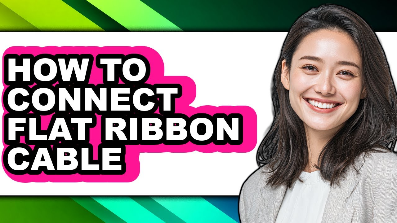 How to Connect Flat Ribbon Cable (easy Method) - YouTube