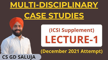 MDCS Supplement / December 2021 Attempt / CS Professional / CS GD SALUJA