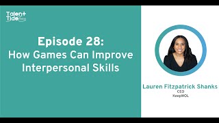 How can games improve interpersonal skills among employees?