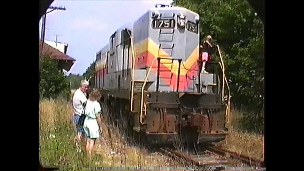 'Old Colony Special'  excursion on the Bay Colony RR  08/18/1990