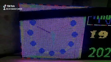 Đồng hồ led ma trận | trang trí phòng