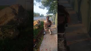 Electric Wheelchair put to the test on ramps