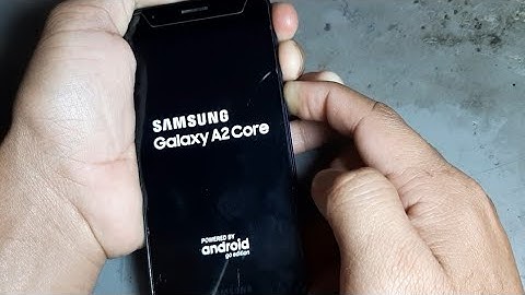 How To Fix Black Screen Problem on Samsung Galaxy A2 Core Fix Black screen No Display Phone 2020