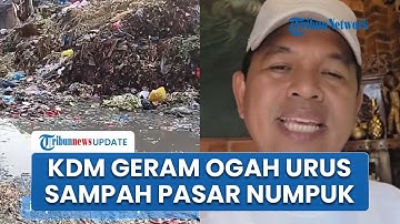 Dedi Mulyadi Geram Tolak Urus Sampah Pasar Caringin, Bakal Pidanakan Pengelola jika Tak Dieksekusi
