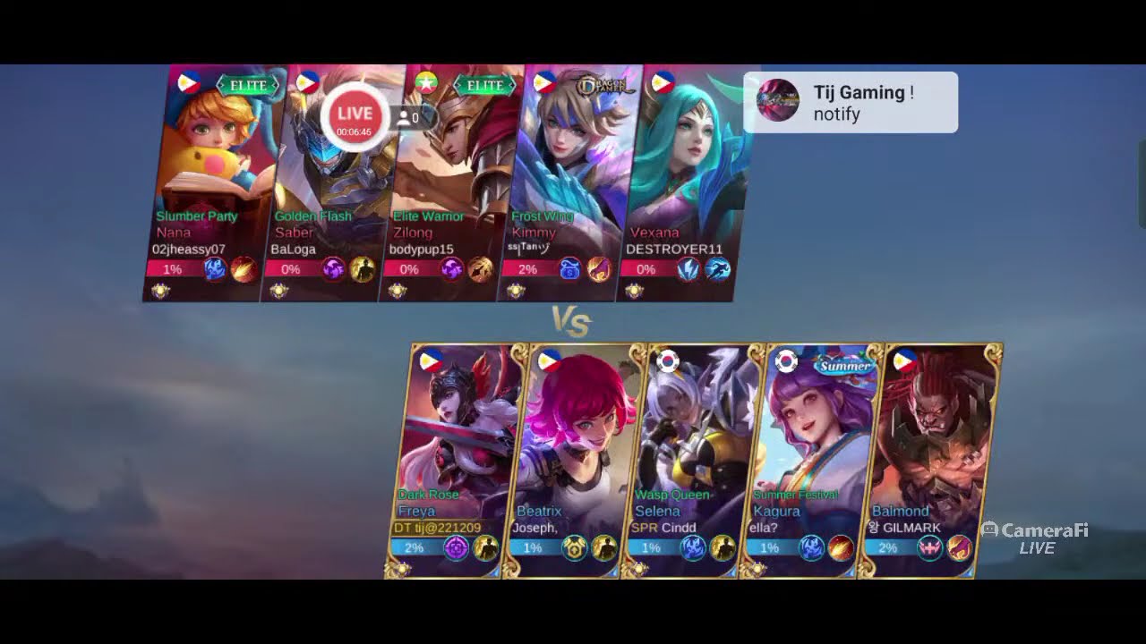 Tij Gaming -  Mobile Legends. - Freya Gameplay rank game.#7