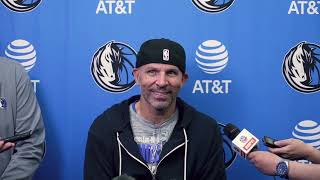 Dallas Mavericks Jason Kidd Practice Interview Before Game 6 vs OKC Thunder