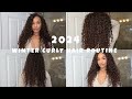 2024  winter curly hair routine