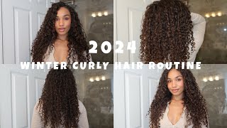 2024 | WINTER CURLY HAIR ROUTINE