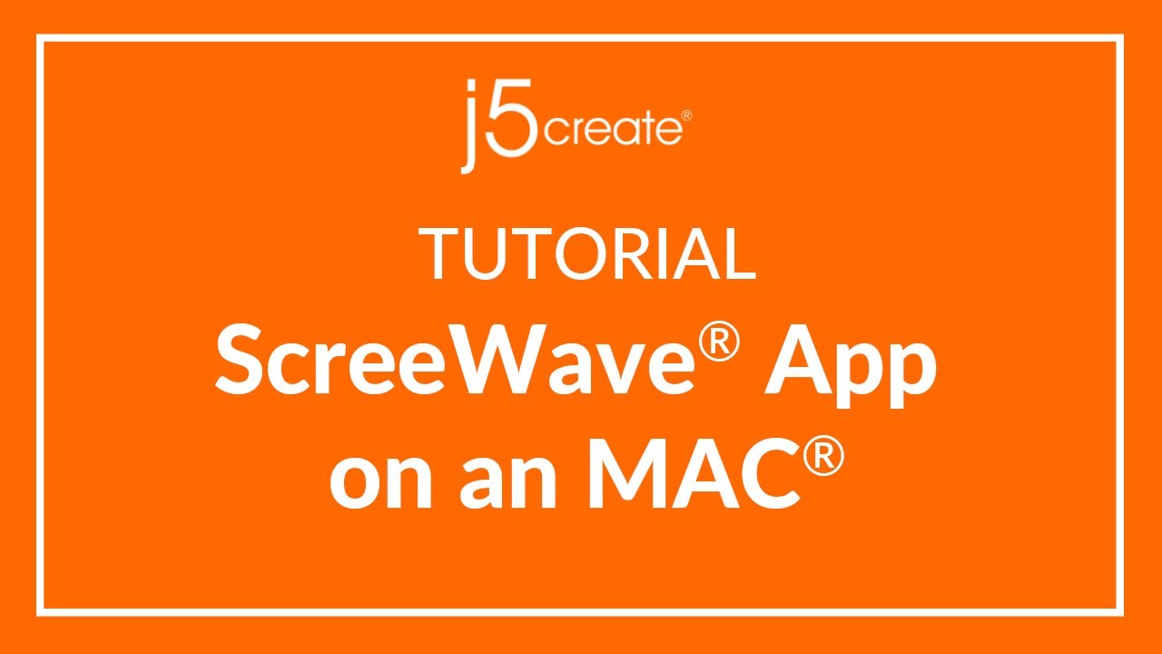 ScreenWave® App on a Mac® - YouTube