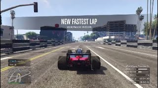 GTA V - Open Wheel Race Series (F1) \/ Fastest Lap \/ World Record (For Now)