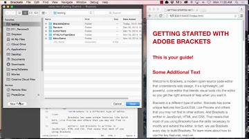 Adobe Brackets Overview and Tutorial
