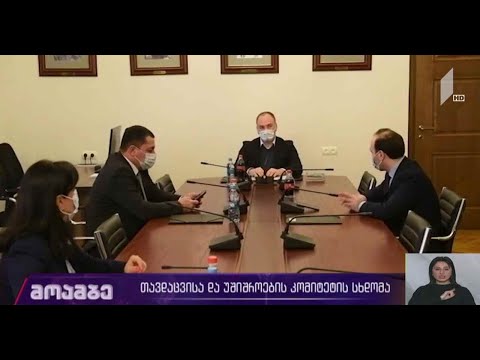 თავდაცვისა და უშიშროების კომიტეტის სხდომა