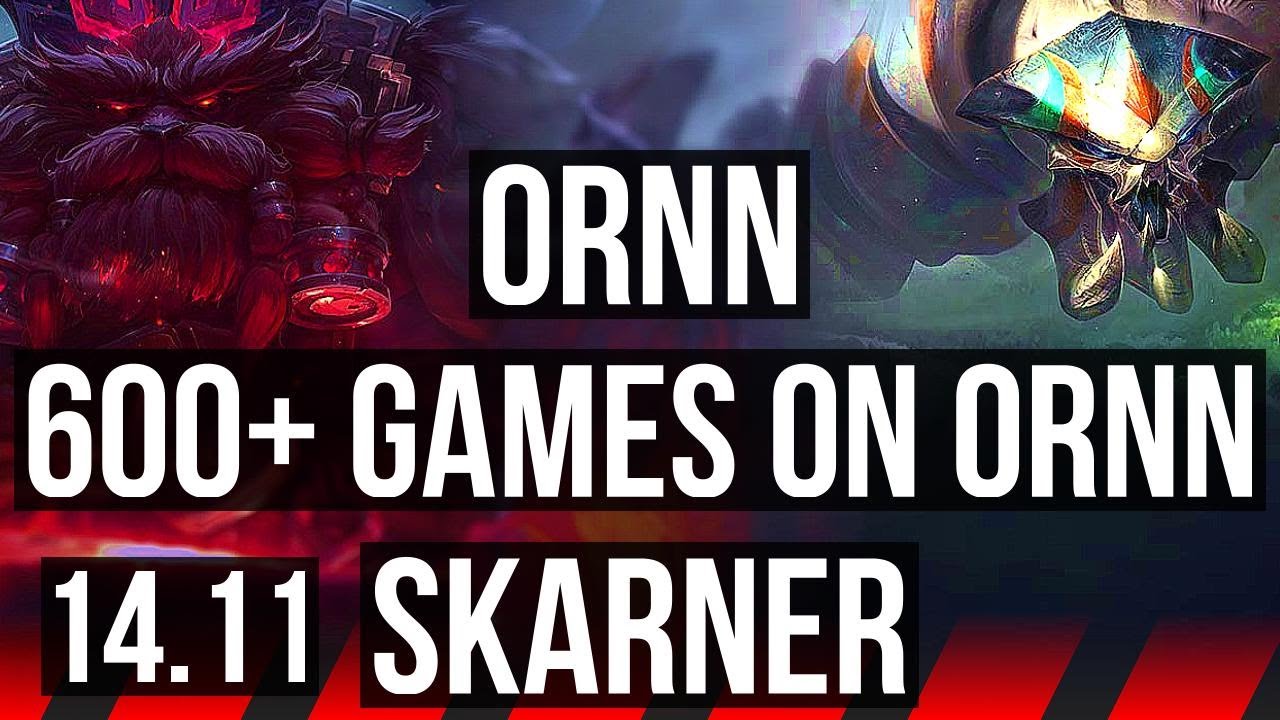 ORNN vs SKARNER (TOP) | 600+ games, 4/3/12 | NA Grandmaster | 14.11
