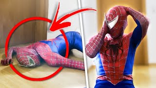 When Spider-Man has his unlucky day! 😱😥