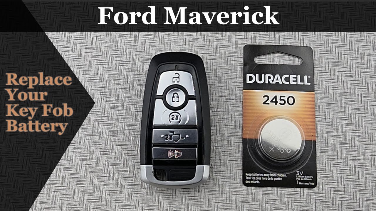 How to DIY Replace or Change a 2025 - 2026 Ford Maverick Key Fob Remote ...