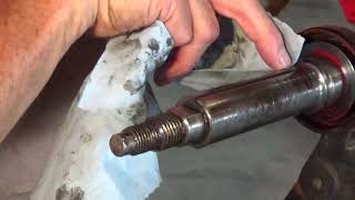Maintenance of collinges carriage axle