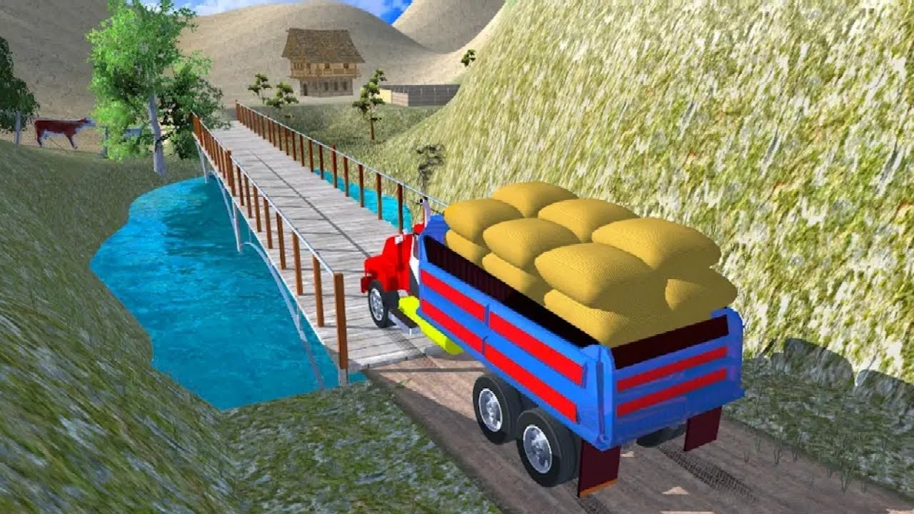 Cargo Indian Truck 3D - Offroad Truck Driving - Android GamePlay FHD