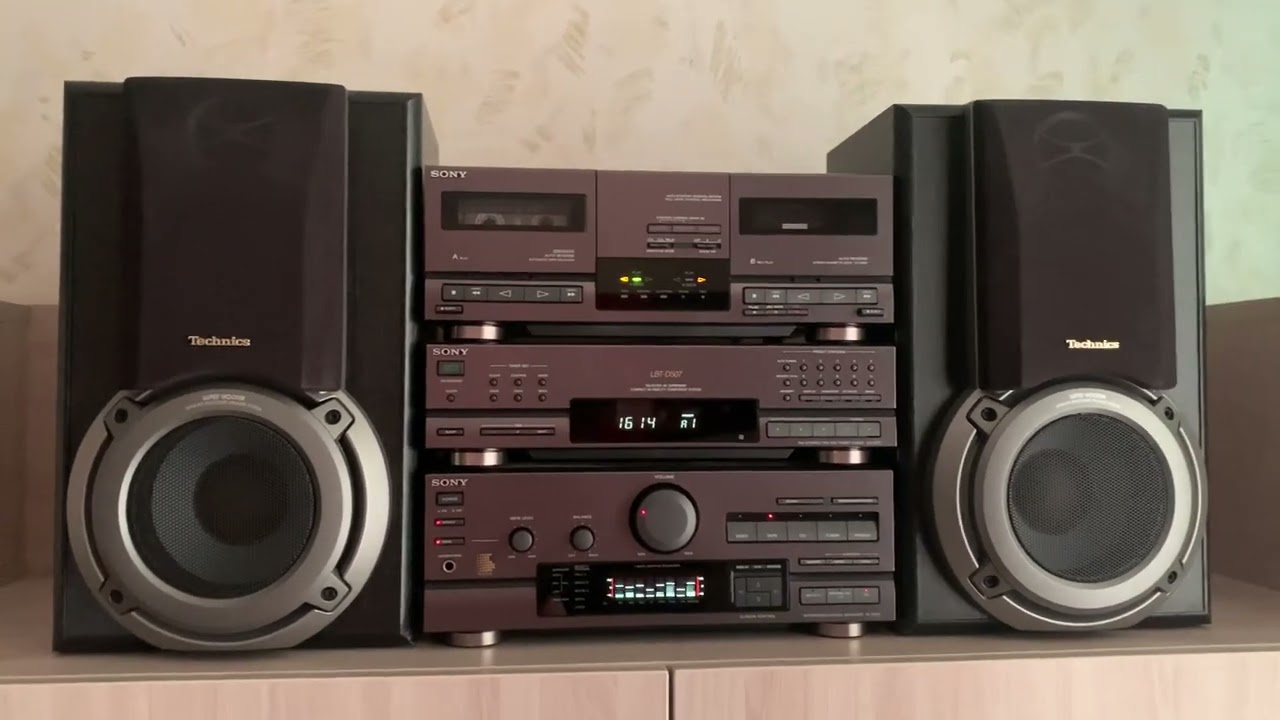 Sony LBT-D507 Technics SB-EH750 (тест кассеты) и гр.«Агата Кристи»