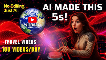 How to Create AI Video CRAZY EASY with ChatGPT + Videogen AI | New AI Video Editing Tools for Travel