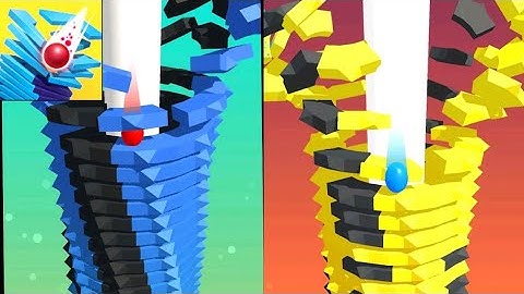 Stack ball blast through platforms game 34 to 38 | Android ios gameplay | All levels walk-through