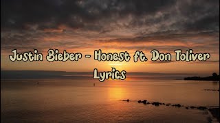 Justin Bieber - Honest ft. Don Toliver ( Lyrics)